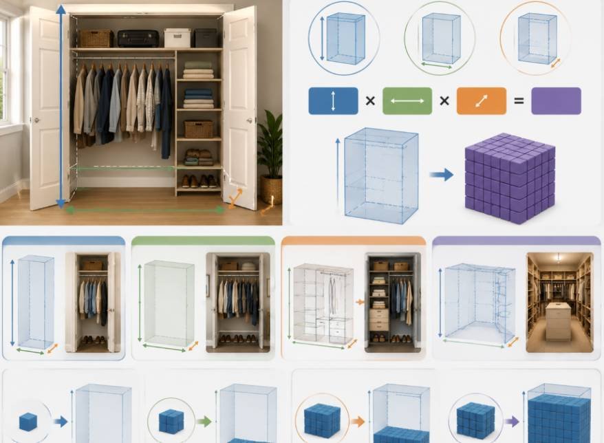 How Do I Calculate Closet Cubic Feet?