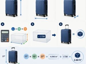 How Do You Calculate Suitcase Cubic Feet?