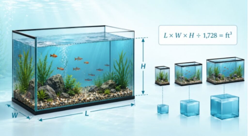 How to Calculate Aquarium Volume in Cubic Feet