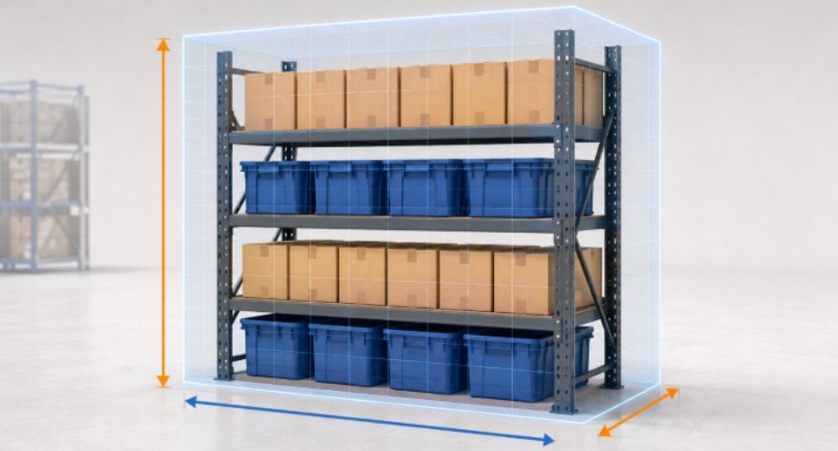 How to Calculate Storage Rack Cubic Feet