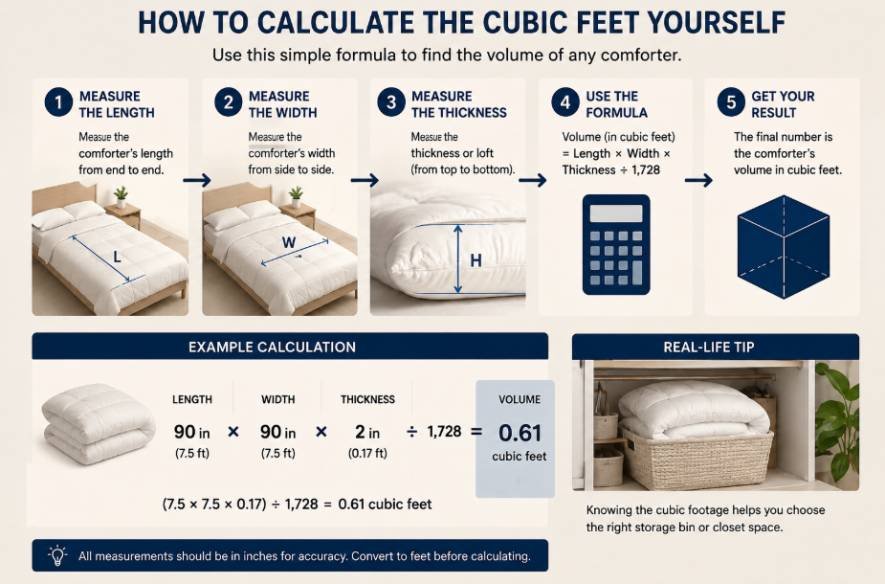 How to Calculate the Cubic Feet Yourself