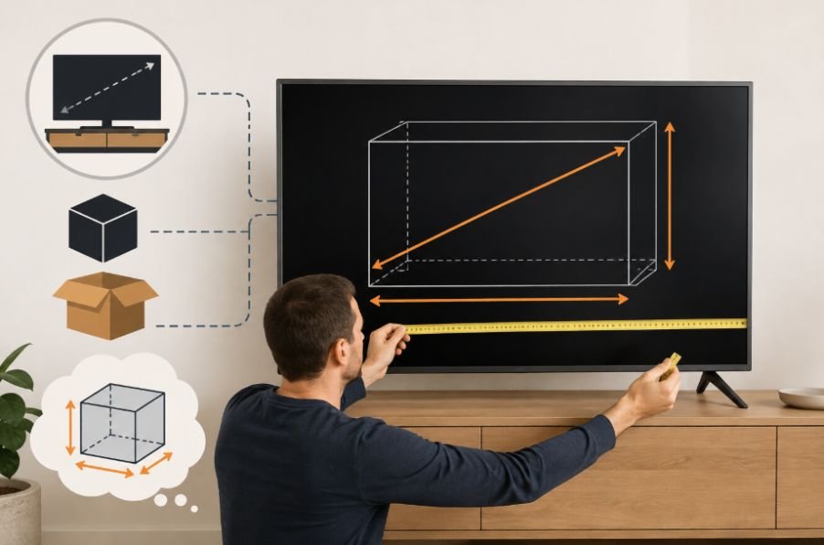 How to Calculate the Cubic Feet of Your TV