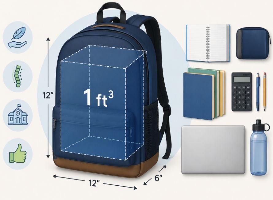 Is a 1-Cubic-Foot Backpack Good for School?