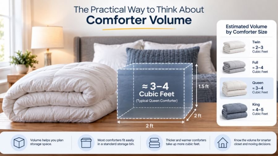 The Practical Way to Think About Comforter Volume