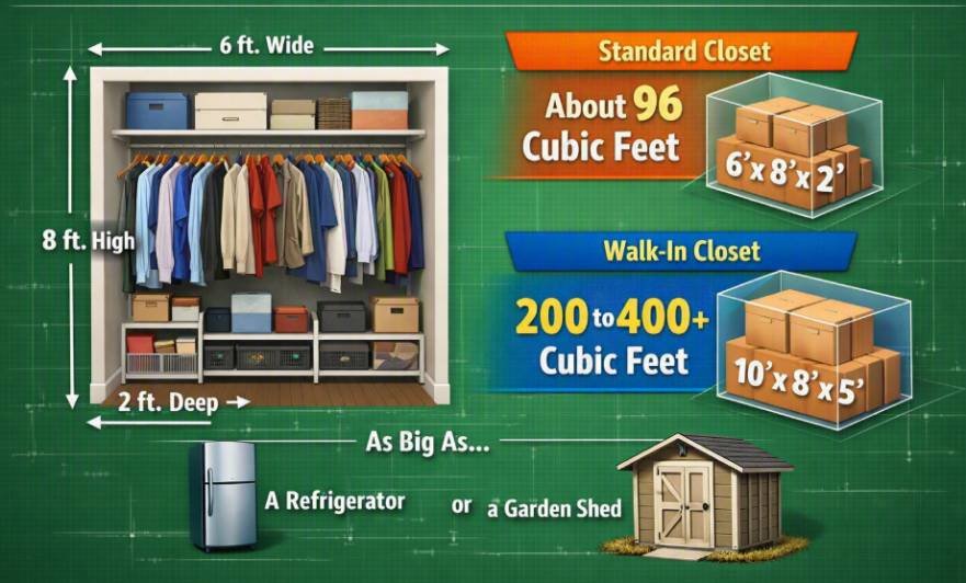 Your Closet Holds More Than You Think: How Many Cubic Feet Is a Closet?