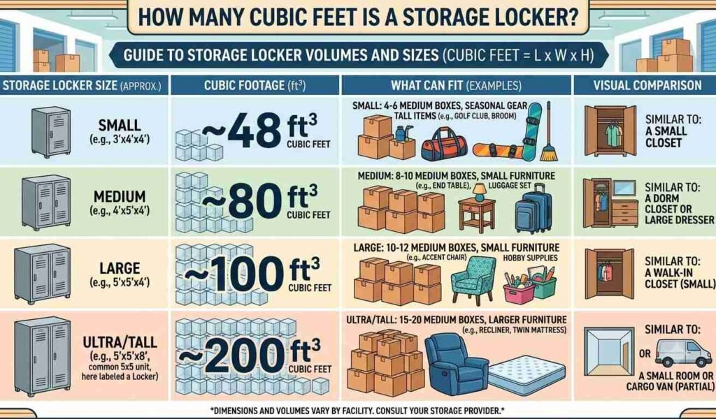 How Do I Choose the Right Storage Locker Size?