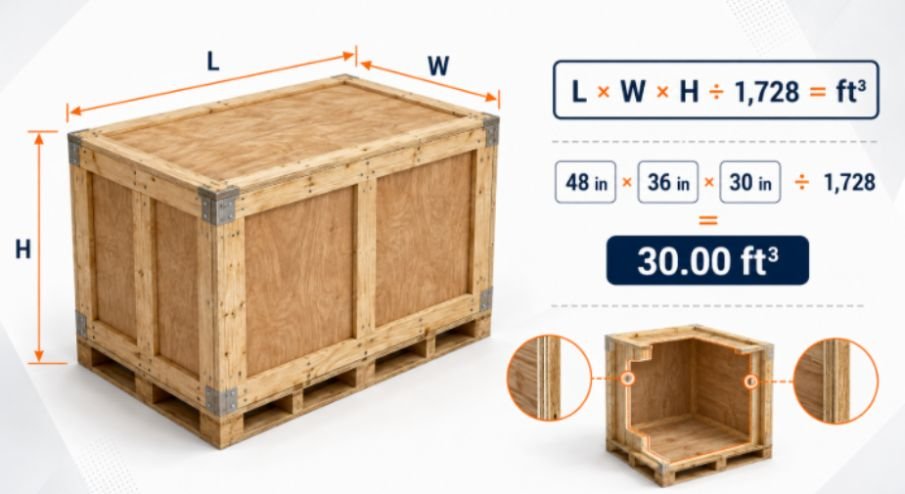 How Do You Calculate Wooden Crate Volume?