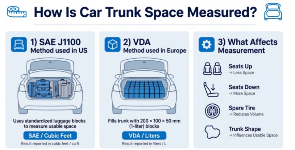 How Is Car Trunk Space Measured?