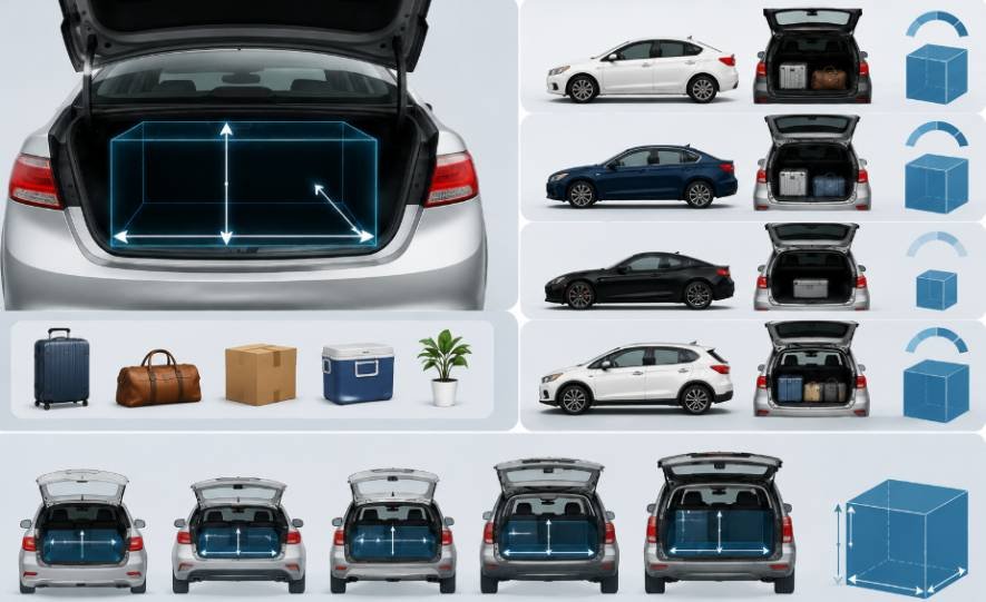 How Many Cubic Feet Is a Car Trunk? Average Sizes, Measurements, and Cargo Capacity Explained