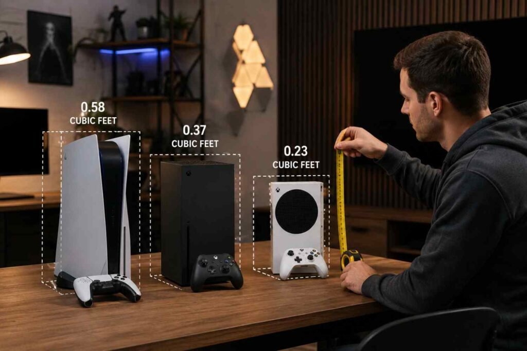 How Many Cubic Feet Is a Gaming Console