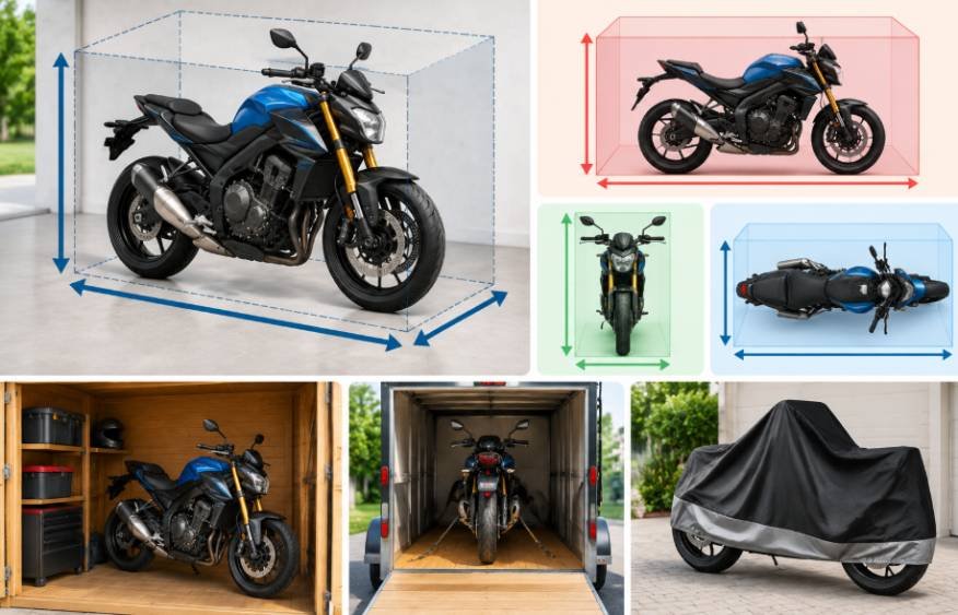 How Many Cubic Feet Is a Motorcycle?
