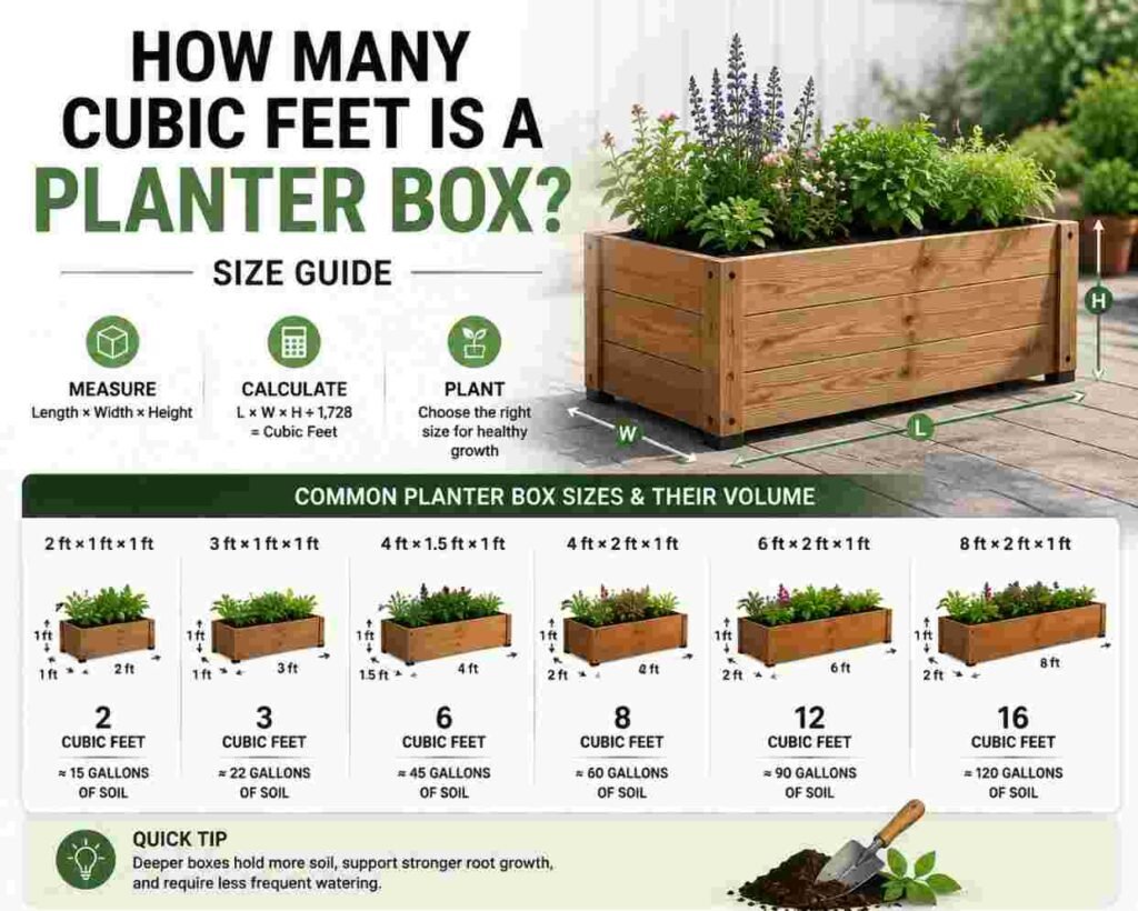 How Many Cubic Feet Is a Planter Box? Size Guide