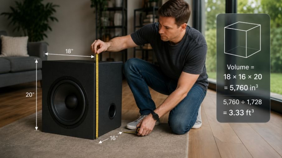 How Many Cubic Feet Is a Speaker? Calculate Its Volume Easily
