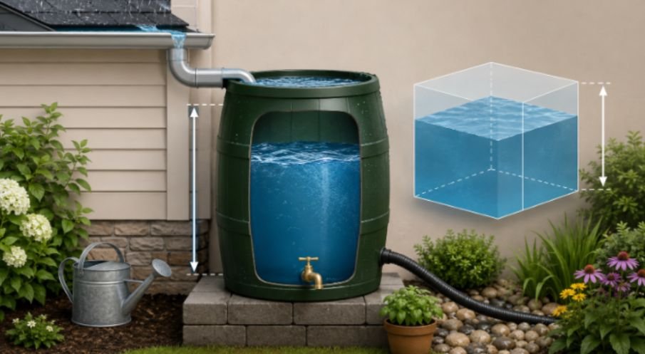 How Much Does a Full Rain Barrel Weigh?