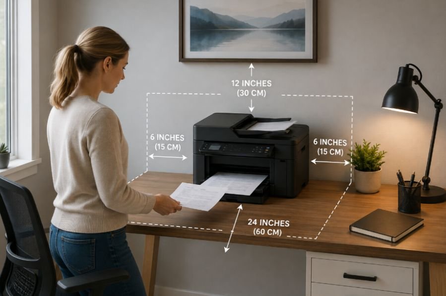 How Much Space Should You Leave Around a Printer?