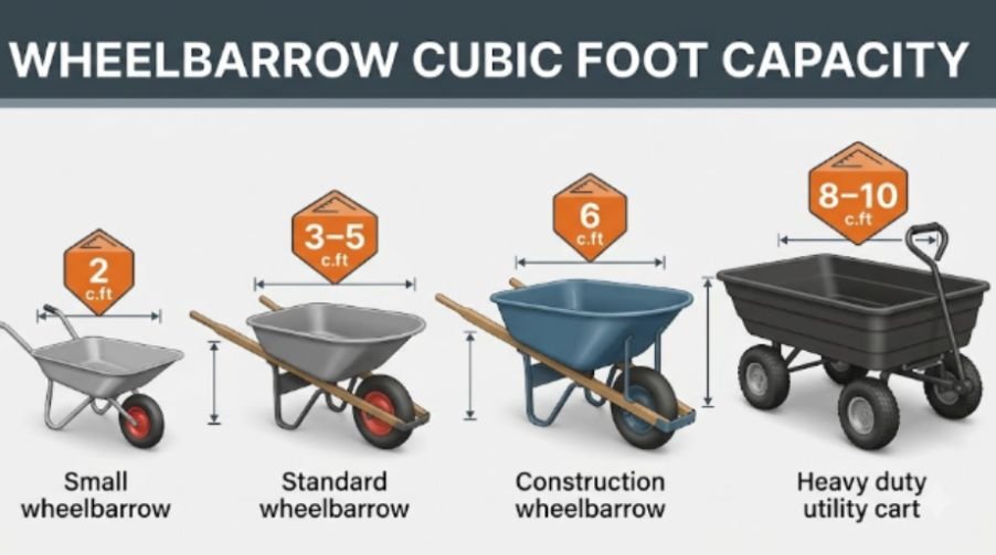 How Wheelbarrow Size Affects Material Calculations