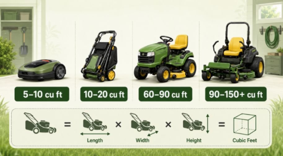 How to Calculate Lawn Mower Cubic Feet