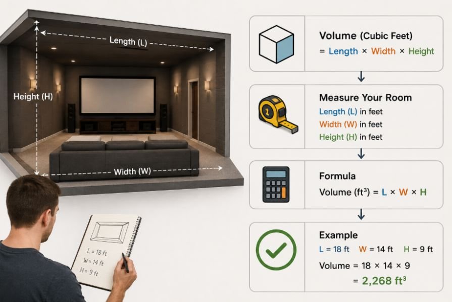 How to Calculate the Cubic Feet of Your Room