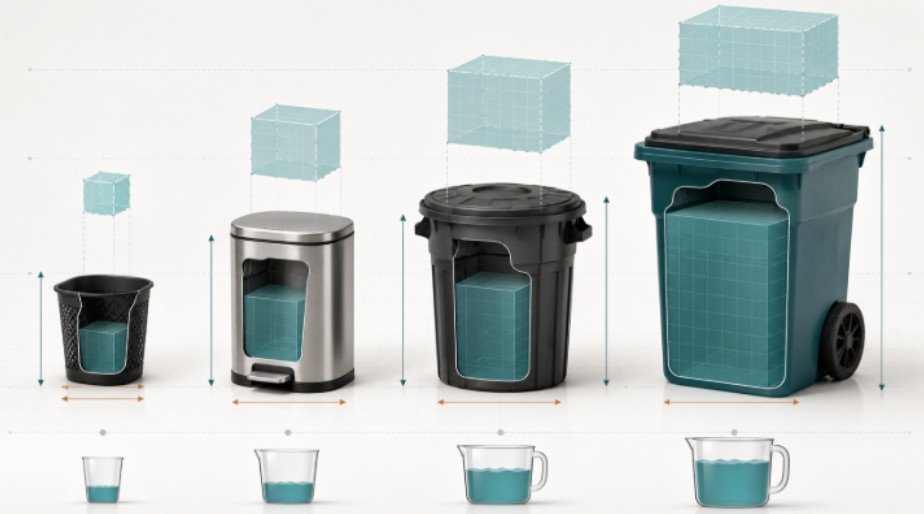 How to Measure Trash Can Volume