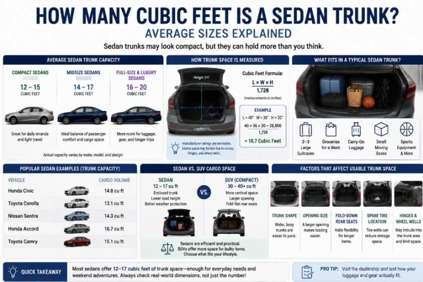 Is a Sedan Trunk Big Enough for Everyday Driving?