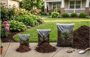 Mulch Bag Coverage by Depth