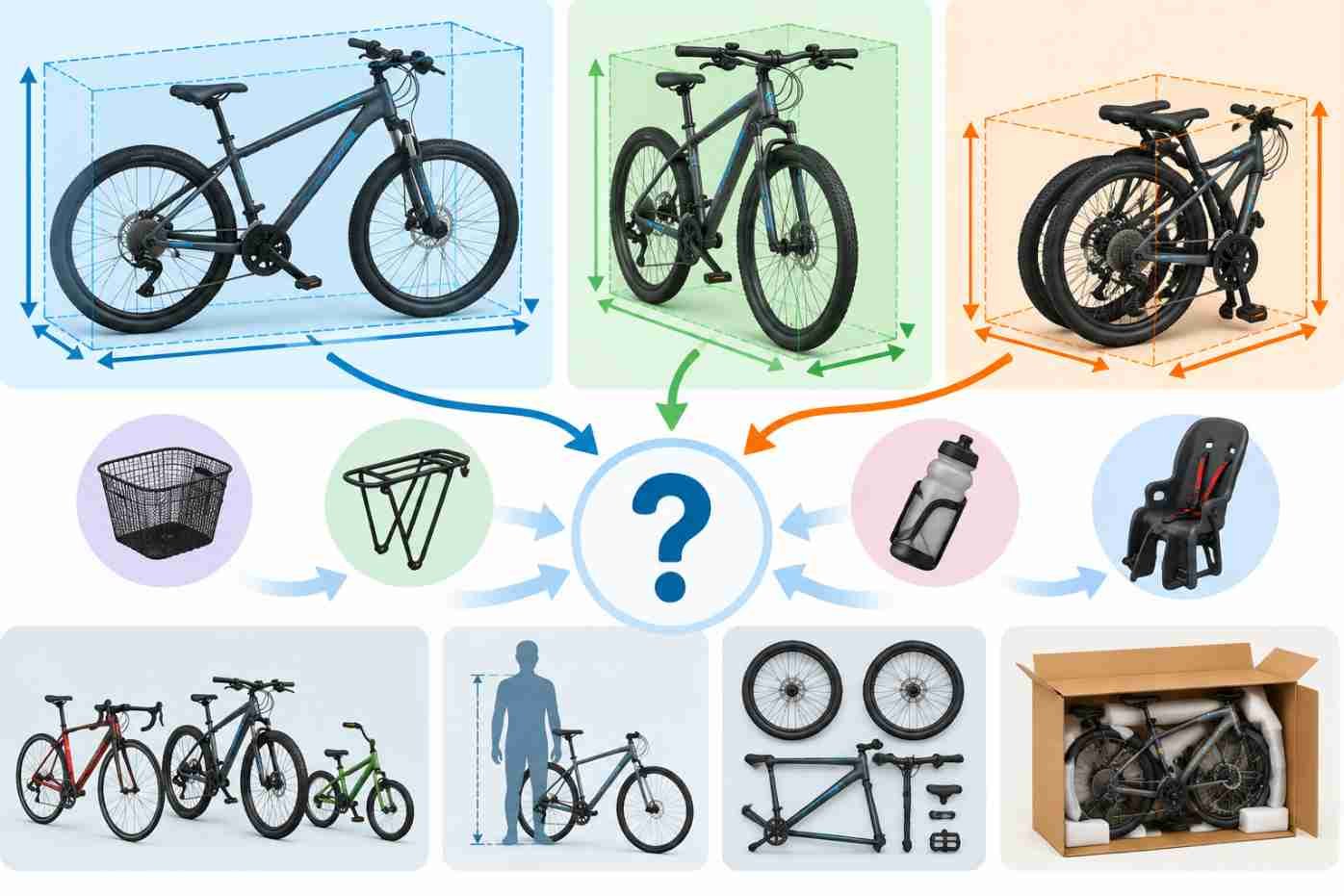 Why a Bicycle Has No Single Exact Volume