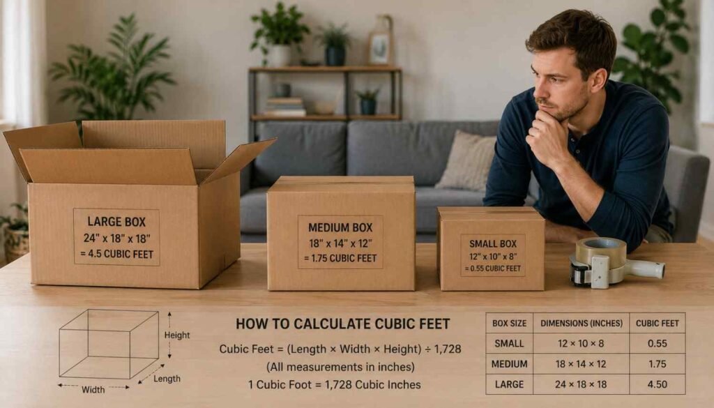 How Many Cubic Feet Is a Cardboard Box? From Small to Large Boxes