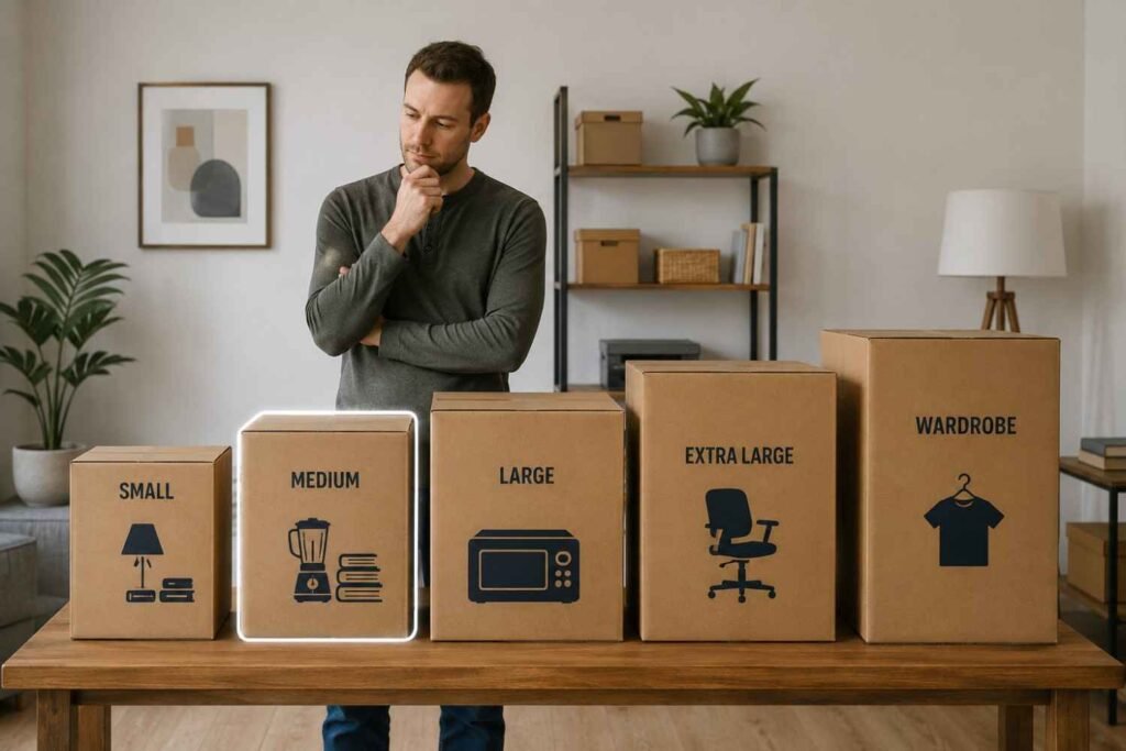 Medium vs. Other Moving Box Sizes