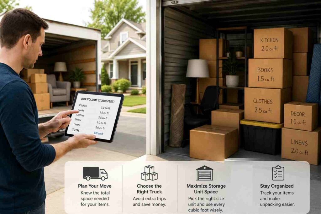 Why Cubic Feet Helps With Moving and Storage